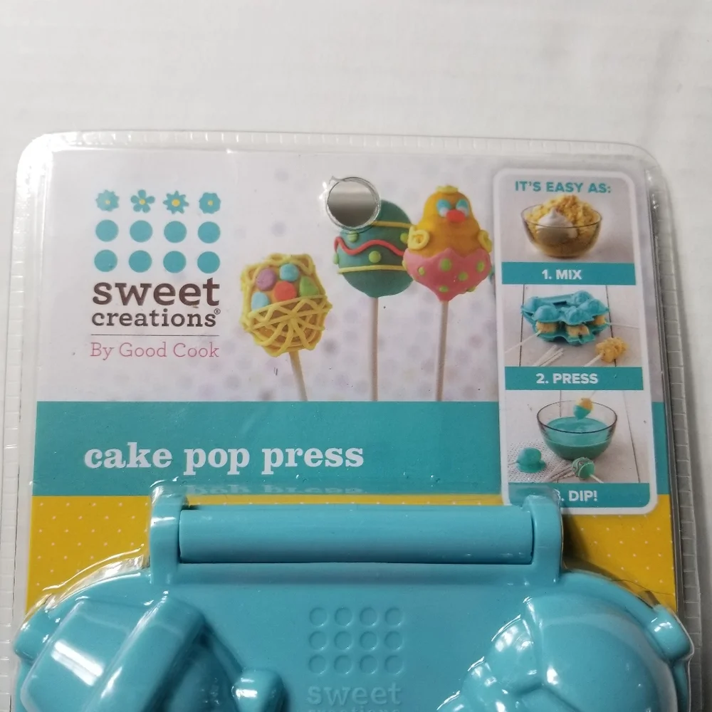NWT SWEET CREATIONS BY GOOD COOK EASTER CAKE POP PRESS